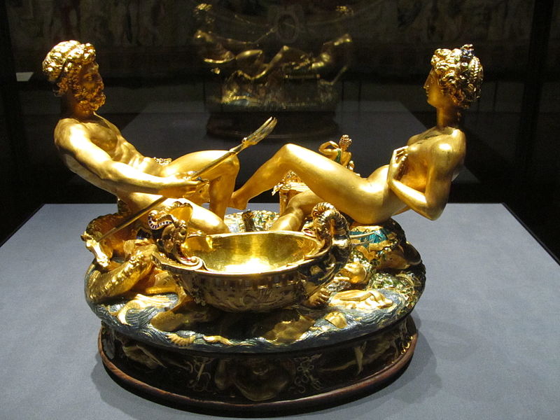 One of the most valuable exhibits is the Saliera by Benvenuto Cellini (Photo @Cstutz)